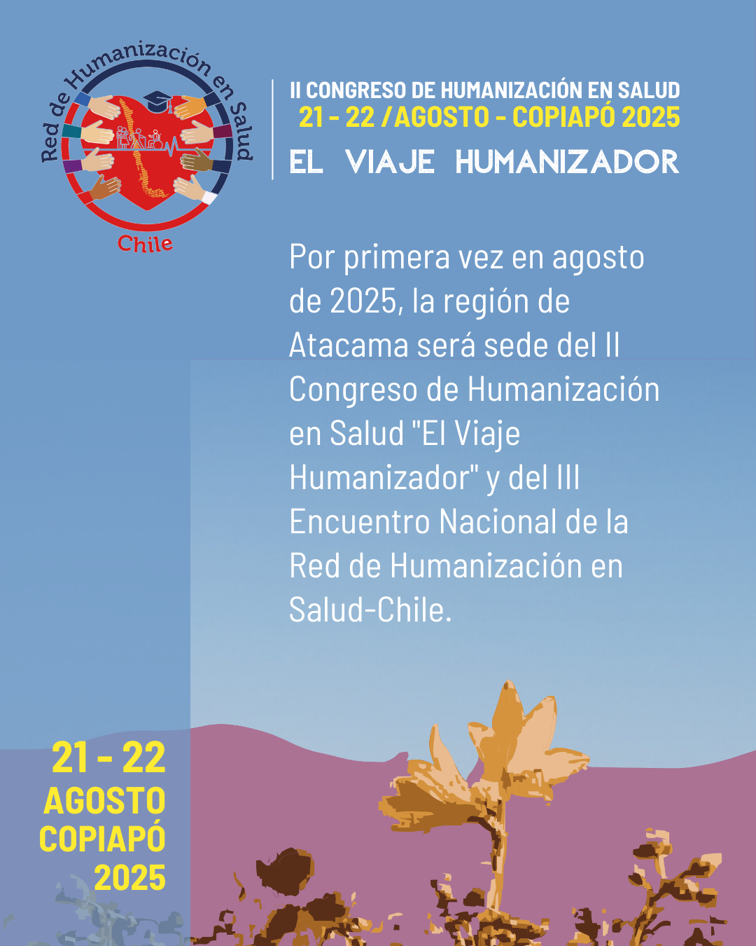 Con gran éxito se desarrolló el segundo Congreso de la Red de Humanización en Salud-Chile, con la participación de más de 250 personas y destacados expositores a nivel nacional e internacional.